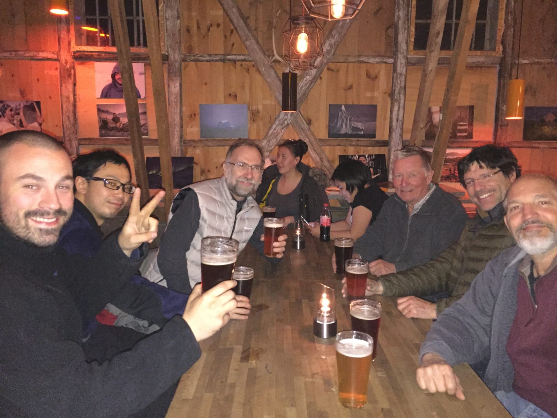 the team in Narsaq, Captial of south Greenland