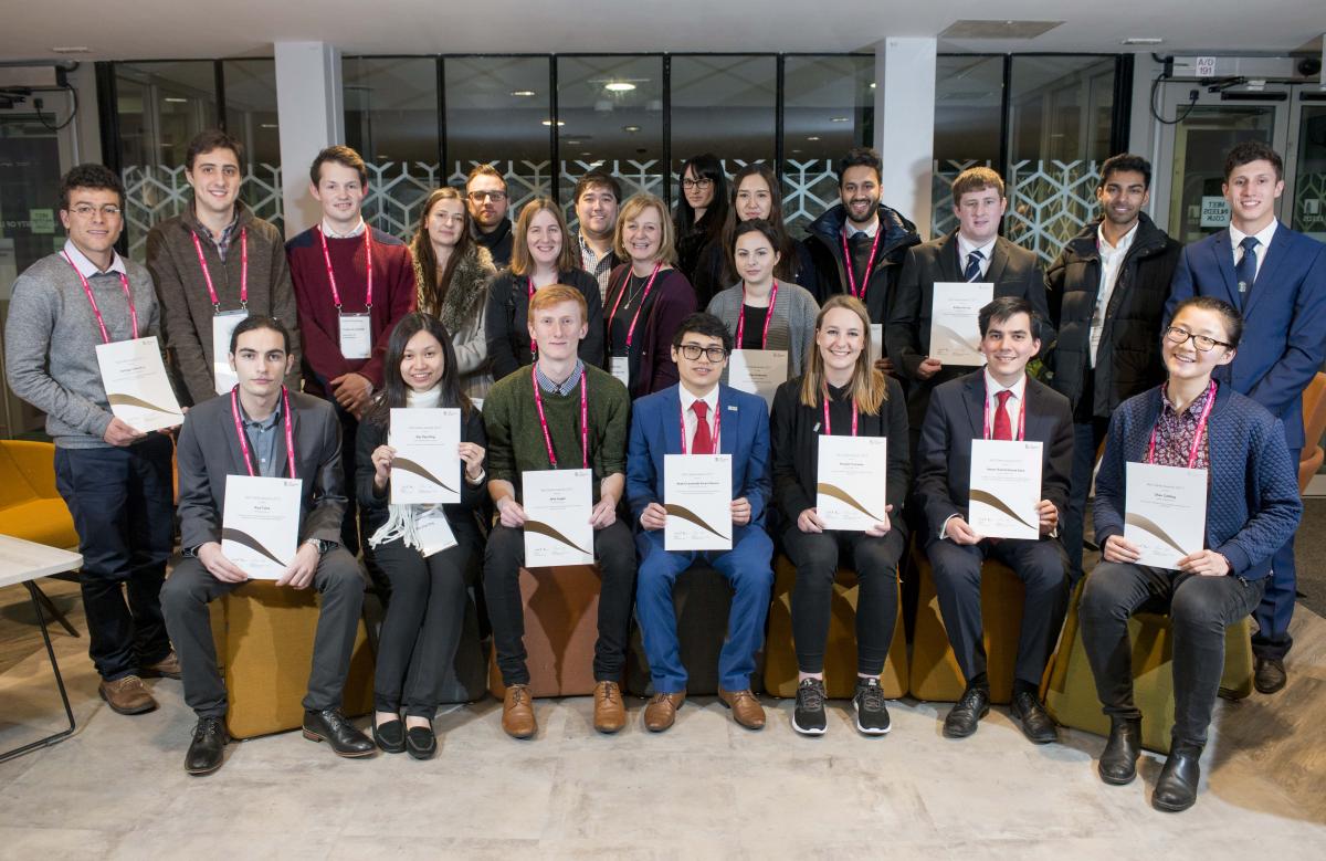 Rob Clarke Award winners 2017