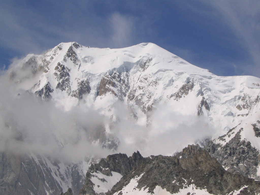 Mont Blanc From Helbronner Peak