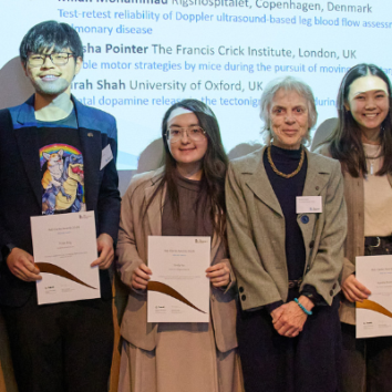 Award winner Q&A at The Physiological Society with 2024 Rob Clarke Awards winner, Ryan Bloxsom (University of Oxford, UK.