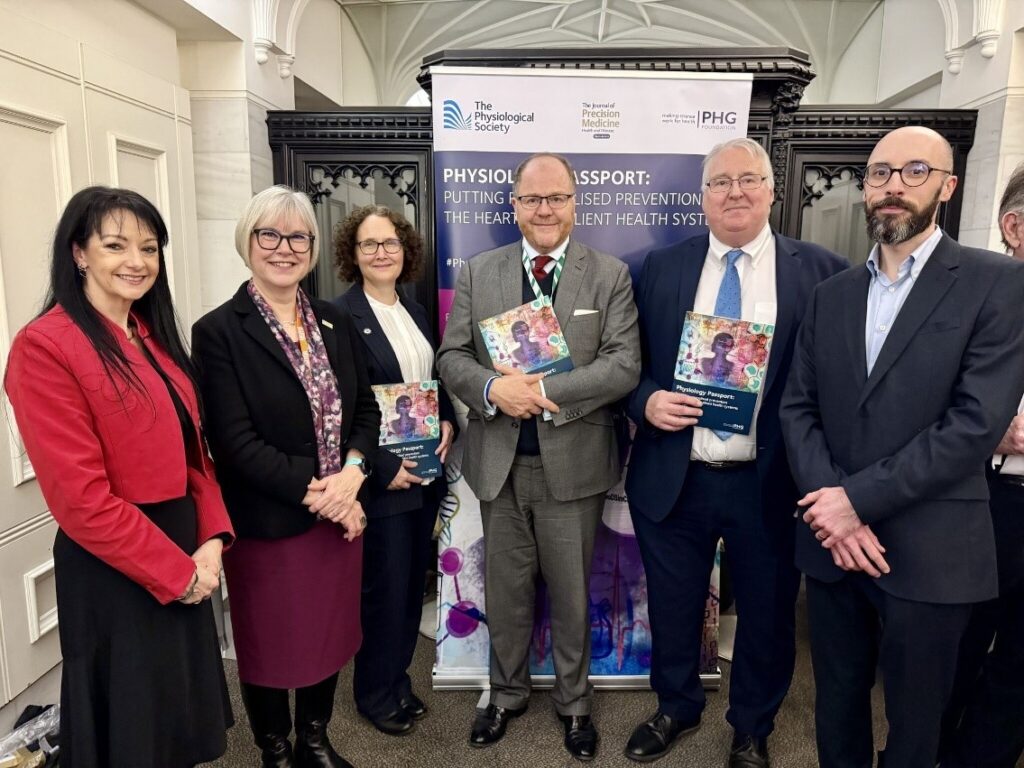 Physiology Passport report launch at Parliament