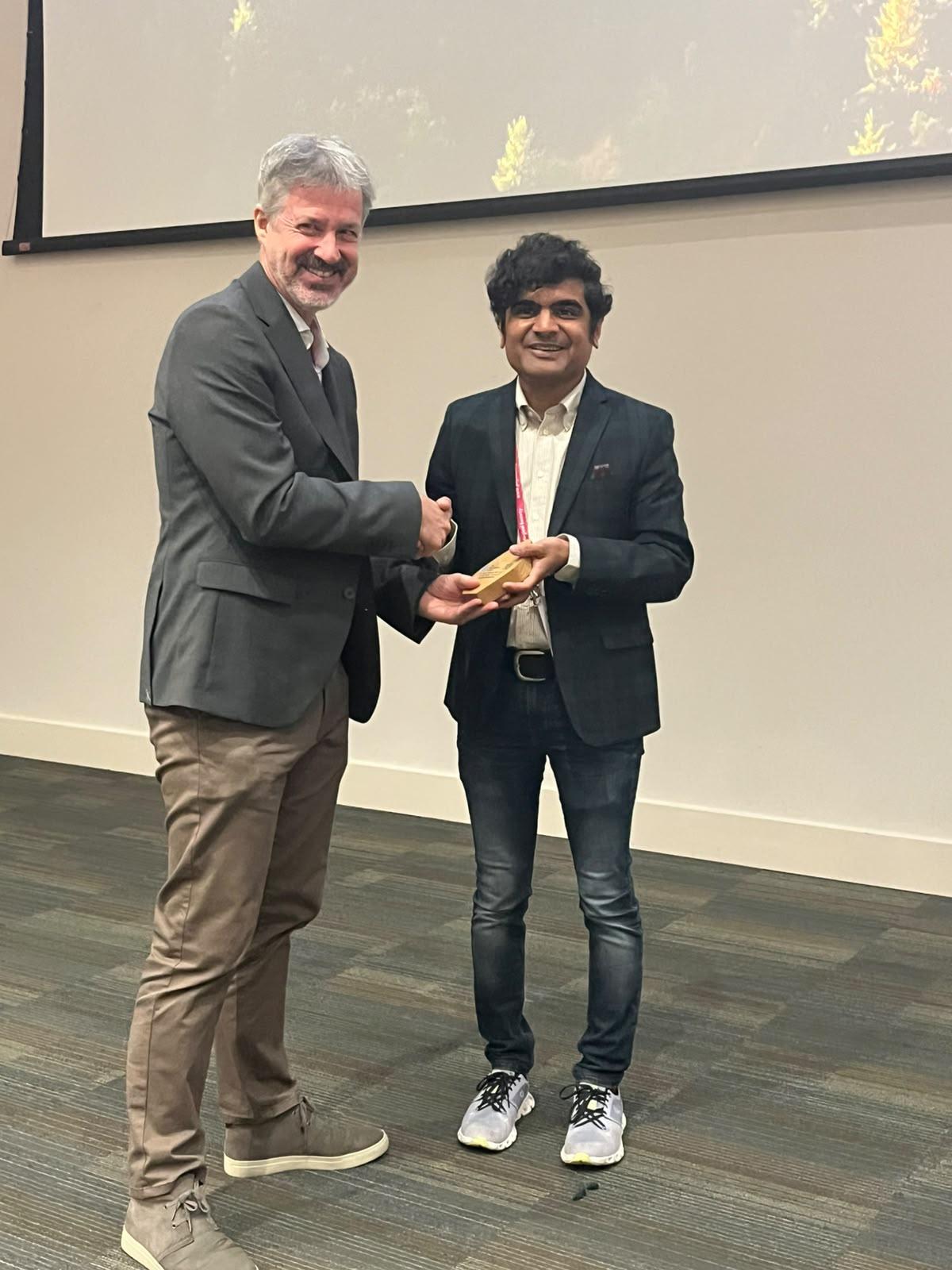 Dr Srikanth Ramaswamay awarded the 2026 R Jean Banister Prize Lecture